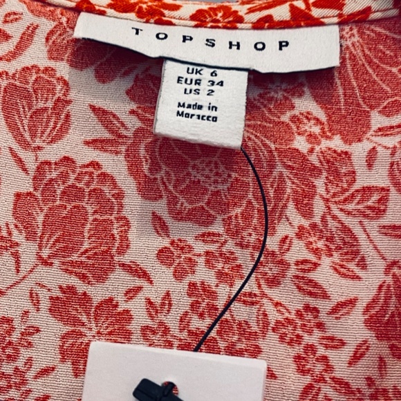 Top Shop New Wrap Around Dress - 2 - Picture 4 of 4